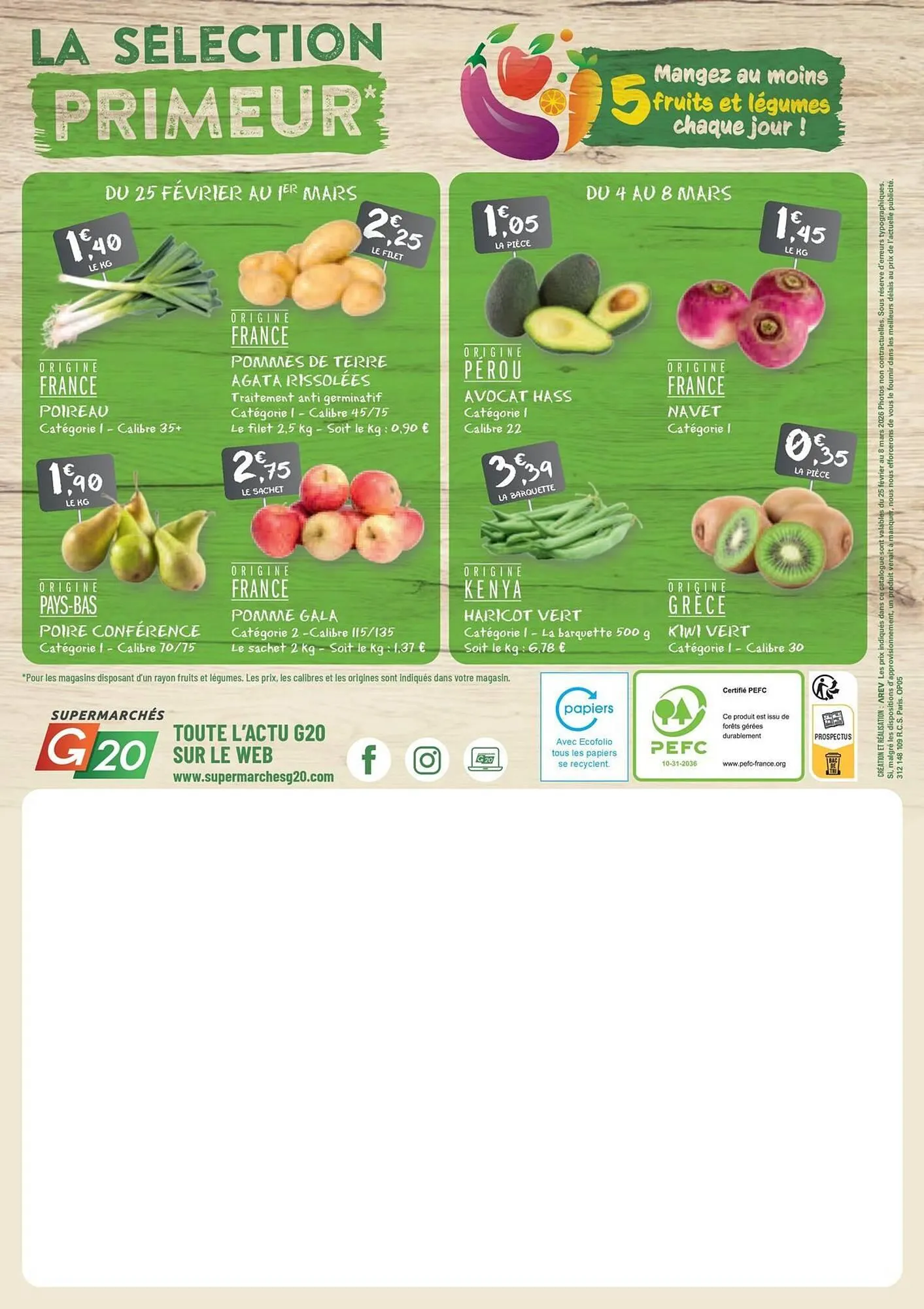 Catalogue G20 du 25 février au 8 mars 2026 - Catalogue page 20