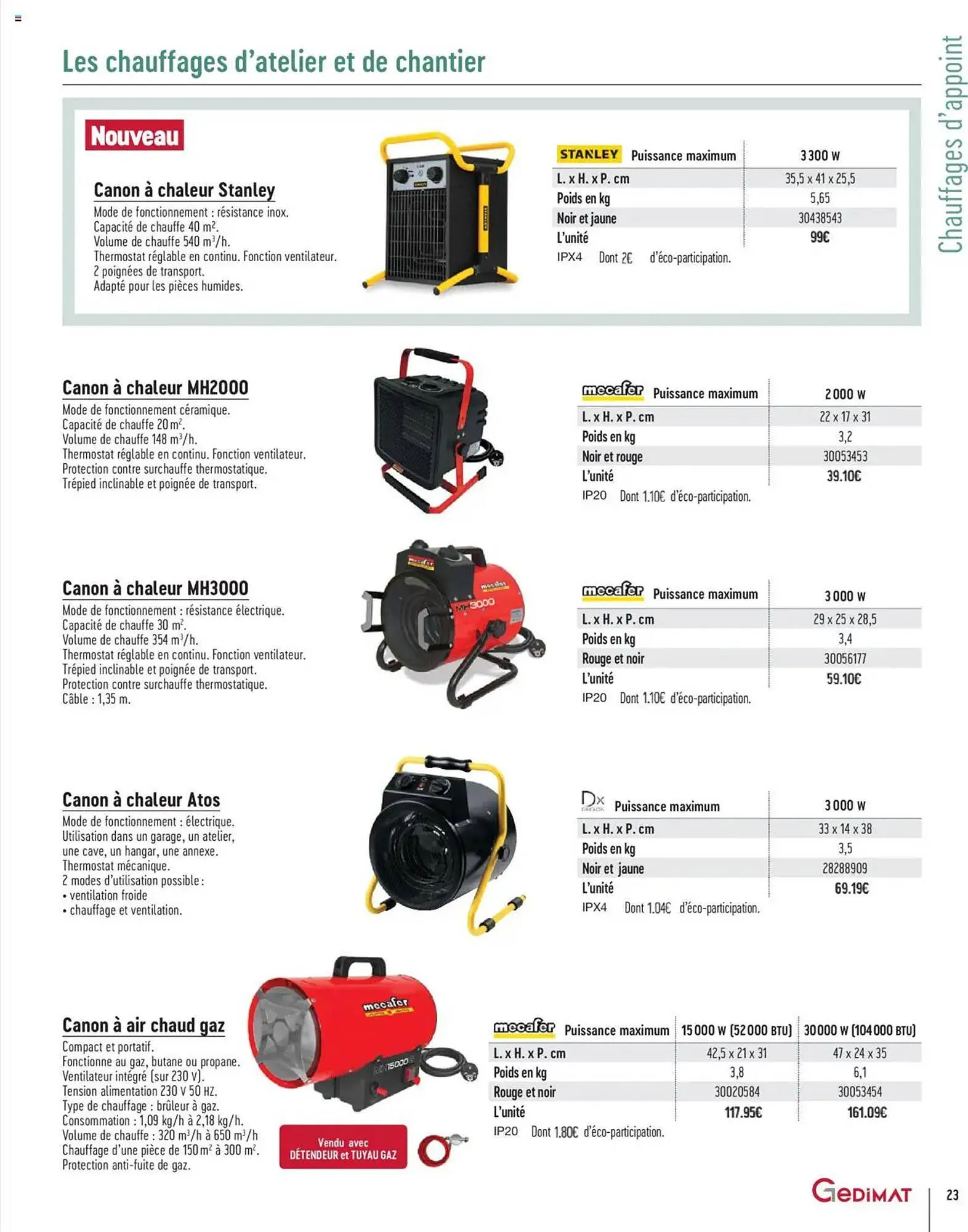 Catalogue Gedimat du 30 juin au 31 décembre 2025 - Catalogue page 23