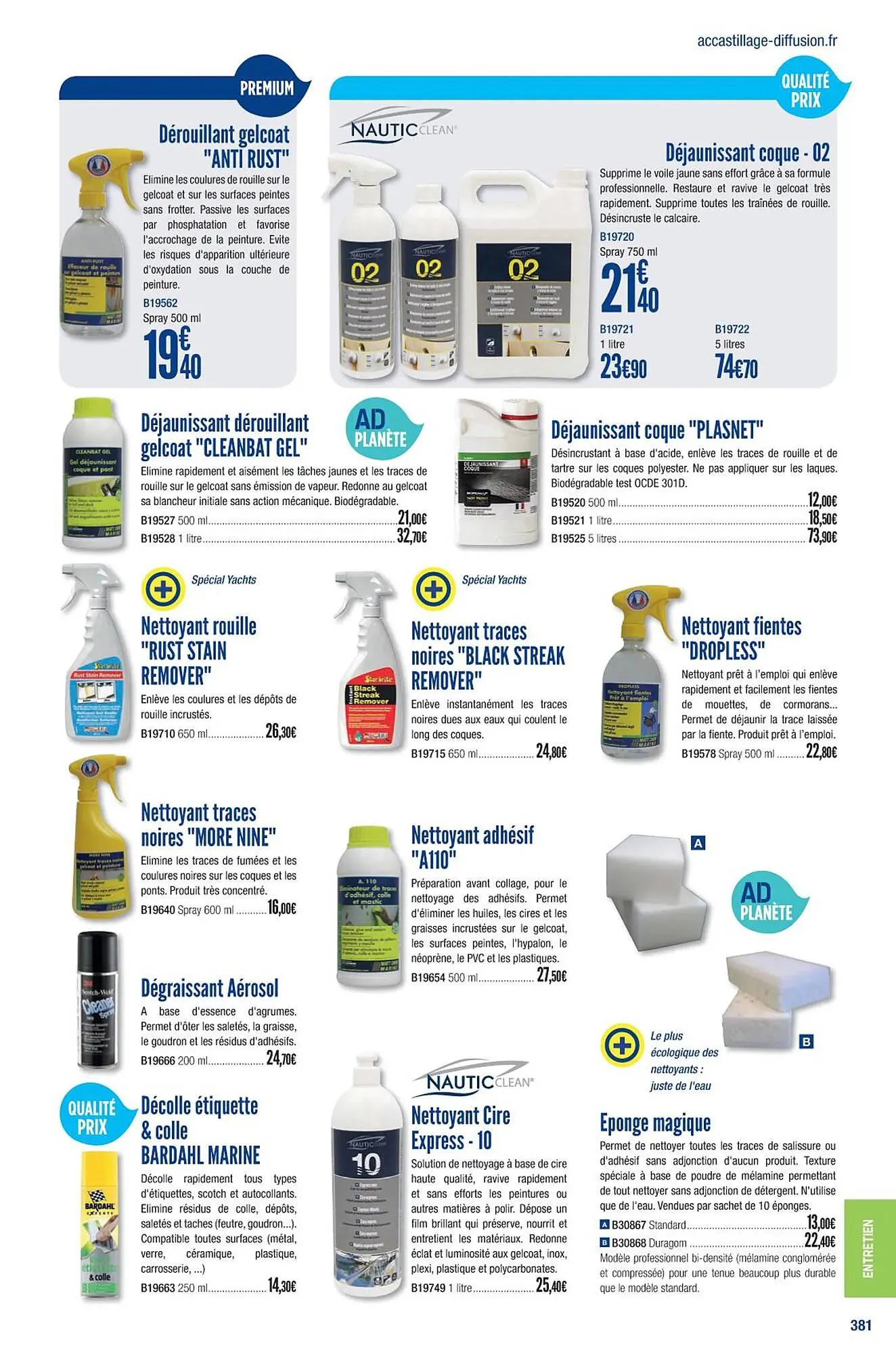 Catalogue Accastillage Diffusion du 1 mars au 31 décembre 2023 - Catalogue page 383