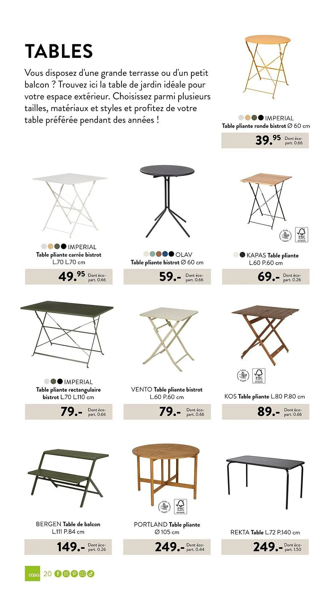 Catalogue Casa du 3 mars au 30 septembre 2025 - Catalogue page 20