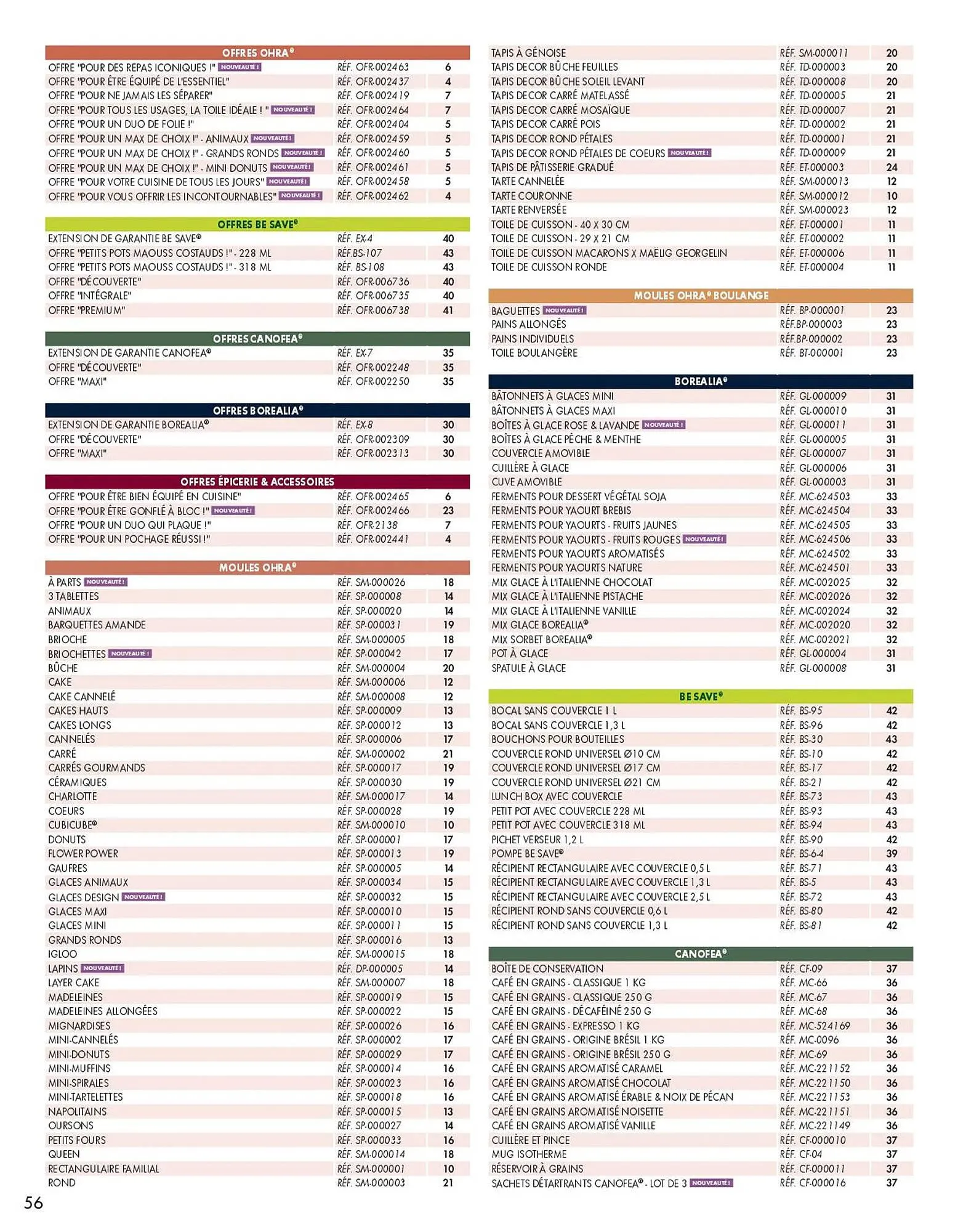 Catalogue Guy Demarle du 31 janvier au 31 août 2025 - Catalogue page 56