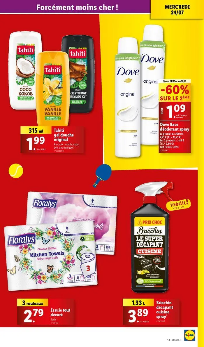 Profitez des journées opportunités pour dénicher vos produits du quotidien à prix Lidl du 24 juillet au 30 juillet 2024 - Catalogue page 21