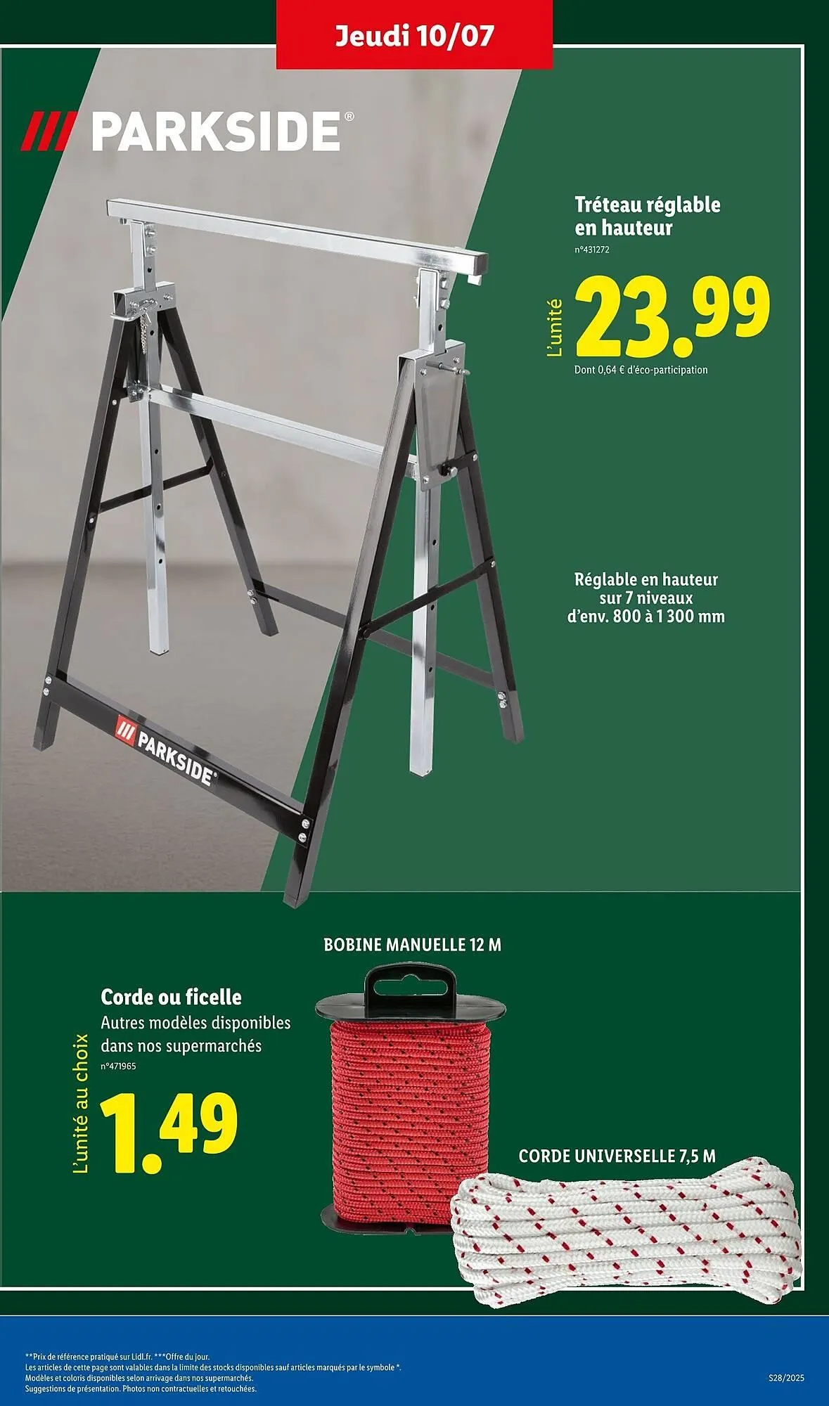 Catalogue Lidl du 10 juillet au 14 juillet 2025 - Catalogue page 7