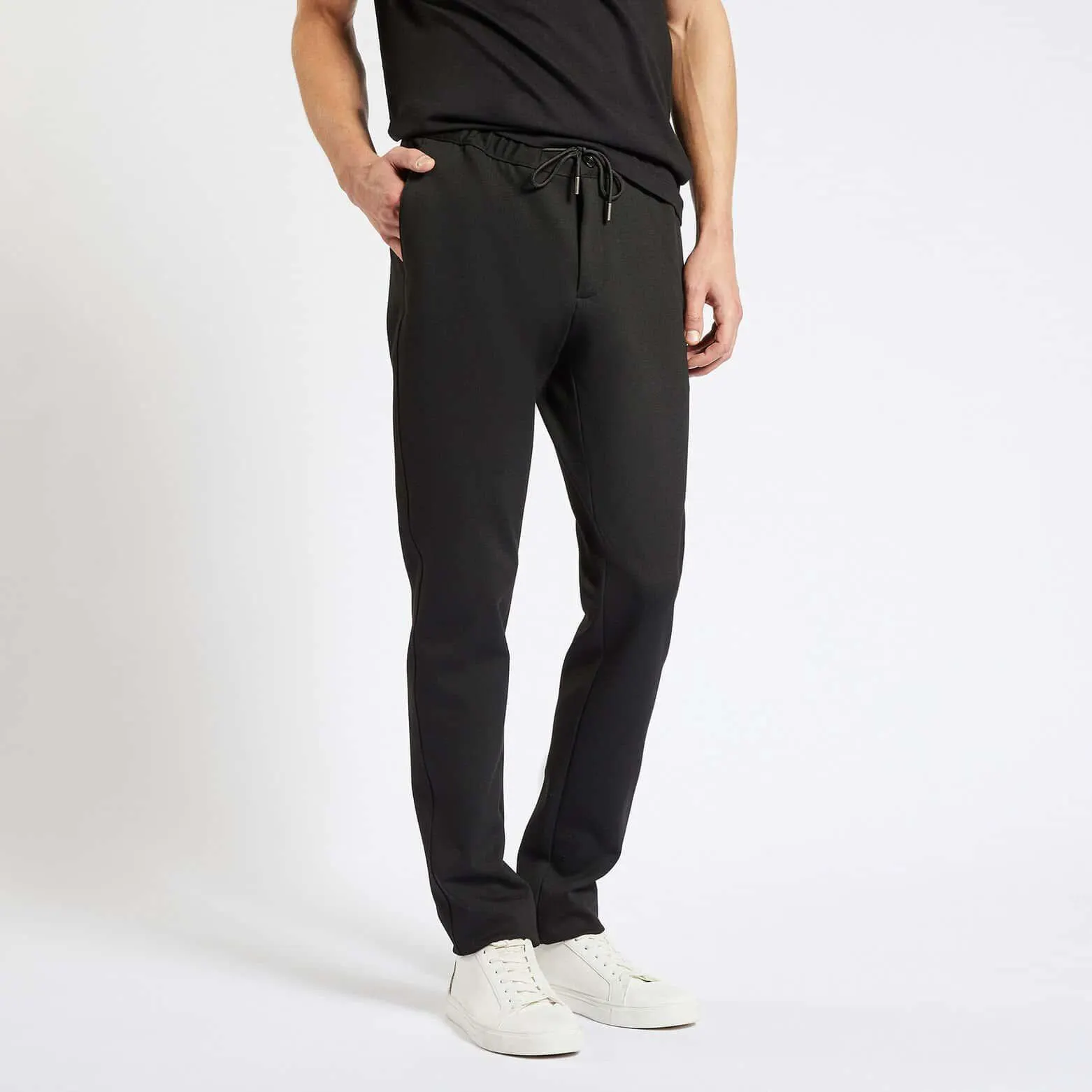 Pantalon de jogging en maille - Noir