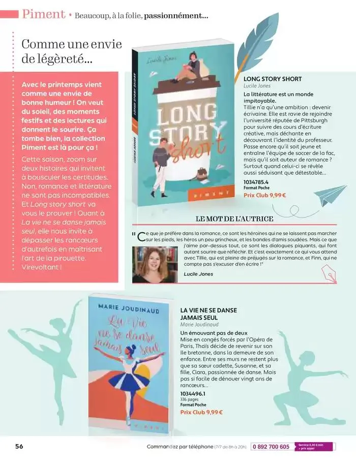 Mai - Juin 2025 du 30 avril au 30 juin 2025 - Catalogue page 56