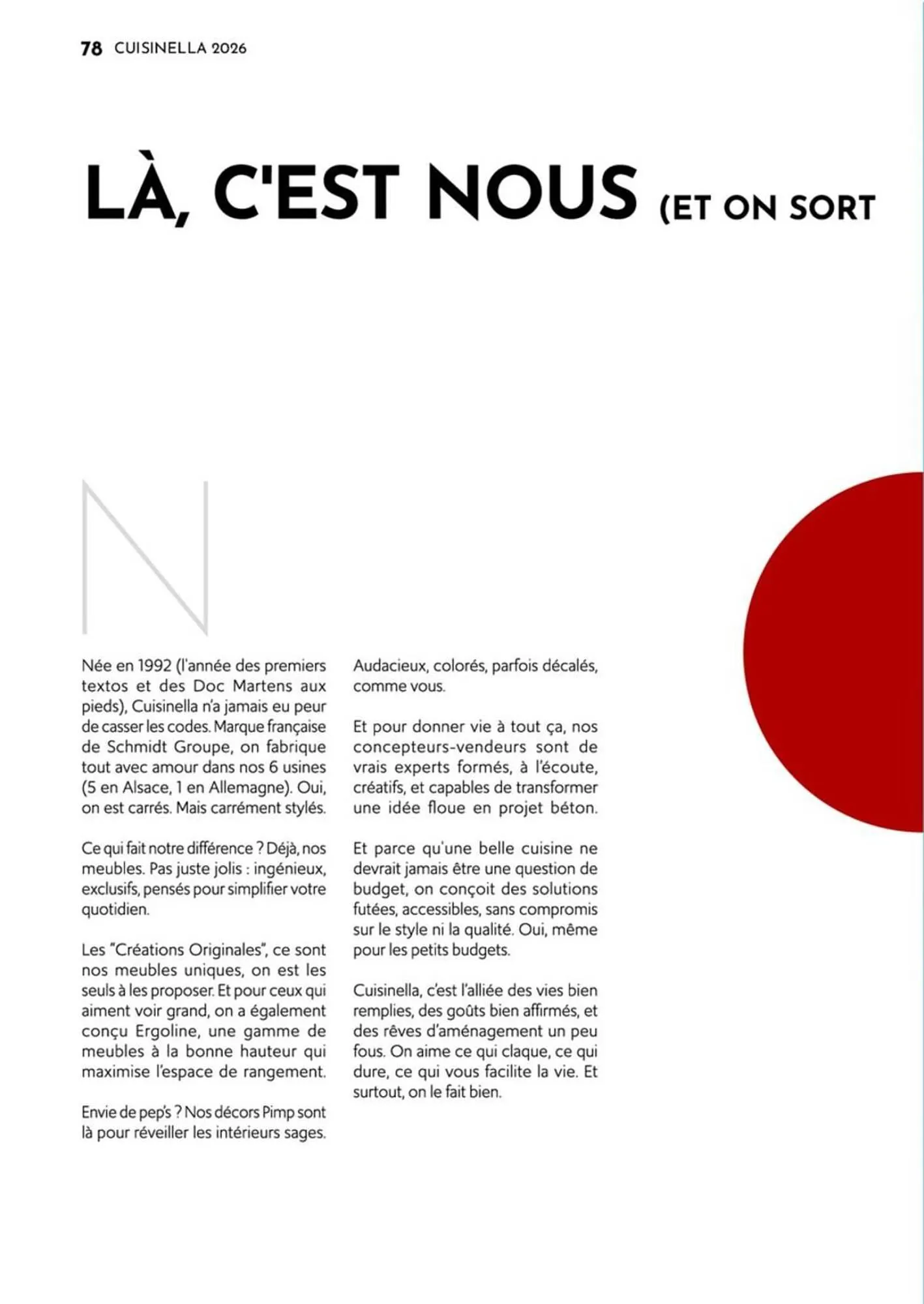 Catalogue Cuisinella du 3 décembre au 31 décembre 2026 - Catalogue page 80