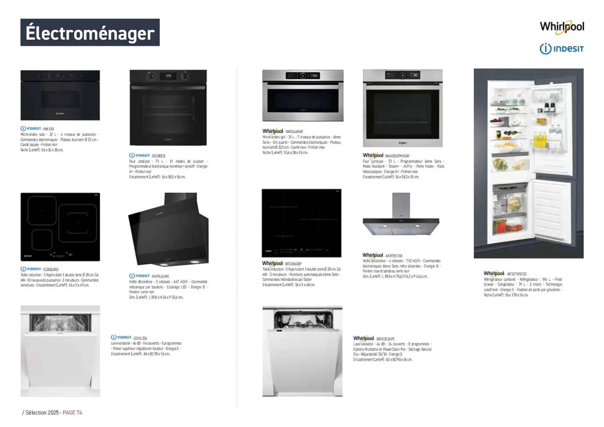 Catalogue Cuisine Plaisir du 23 juin au 31 janvier 2026 - Catalogue page 74