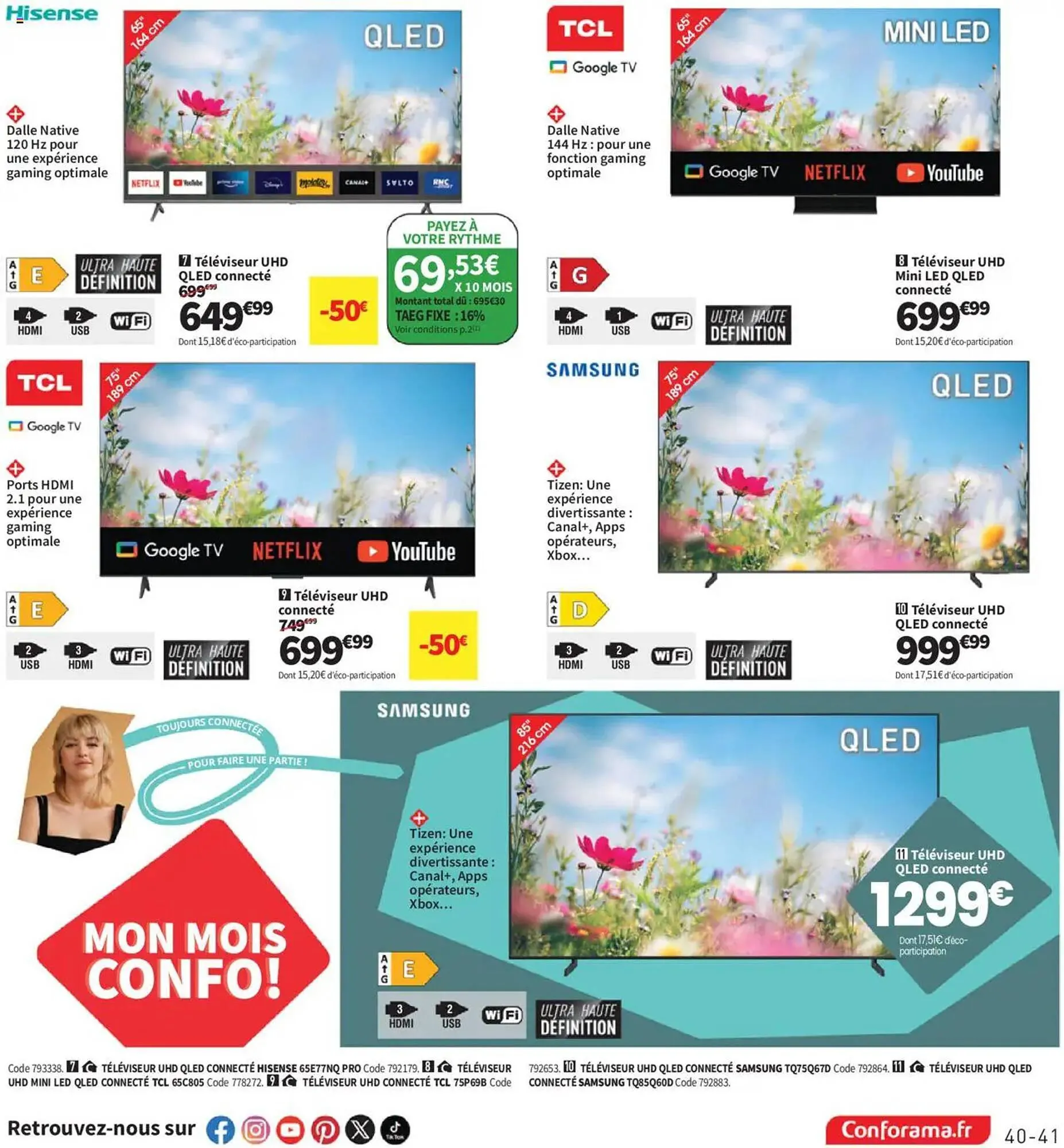 Catalogue Conforama du 22 avril au 26 mai 2025 - Catalogue page 41