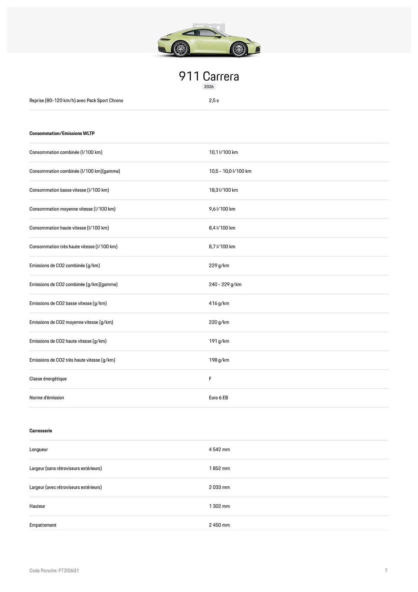 Catalogue Porsche du 24 octobre au 31 décembre 2025 - Catalogue page 7