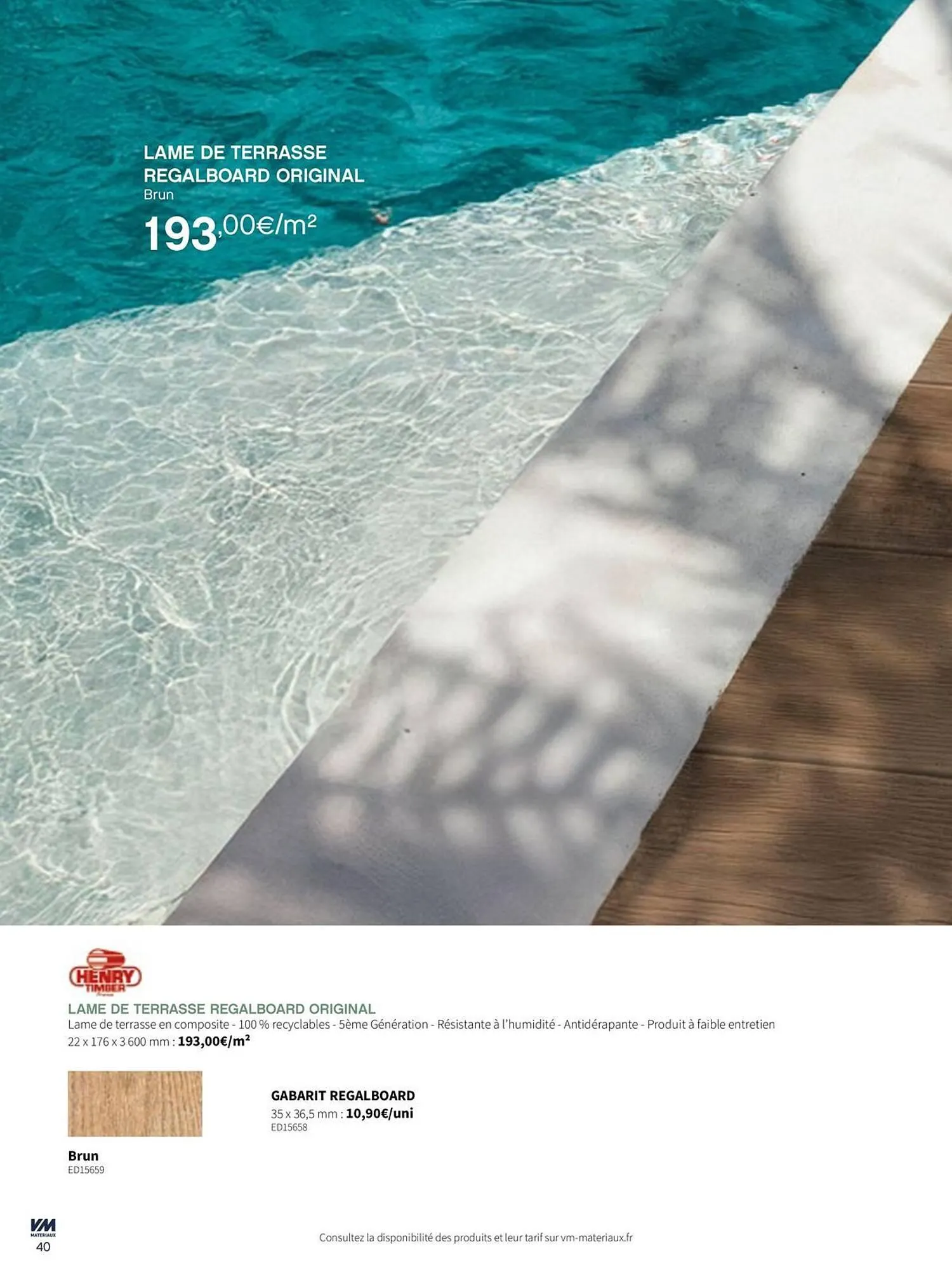 Catalogue VM Matériaux du 11 juin au 30 juin 2026 - Catalogue page 40