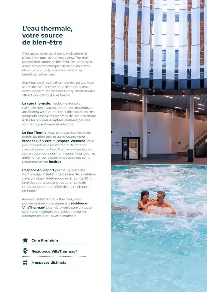 Brochure établissement Nancy Thermal 2025 du 31 mars au 29 novembre 2025 - Catalogue page 3