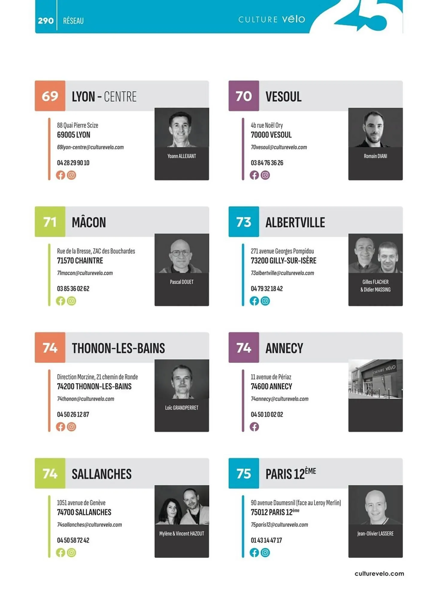 Catalogue Culture Vélo du 2 mai au 31 décembre 2025 - Catalogue page 290