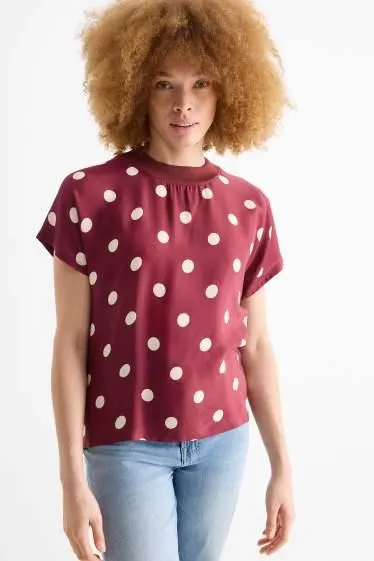 T-shirt - relaxed fit - polka dot