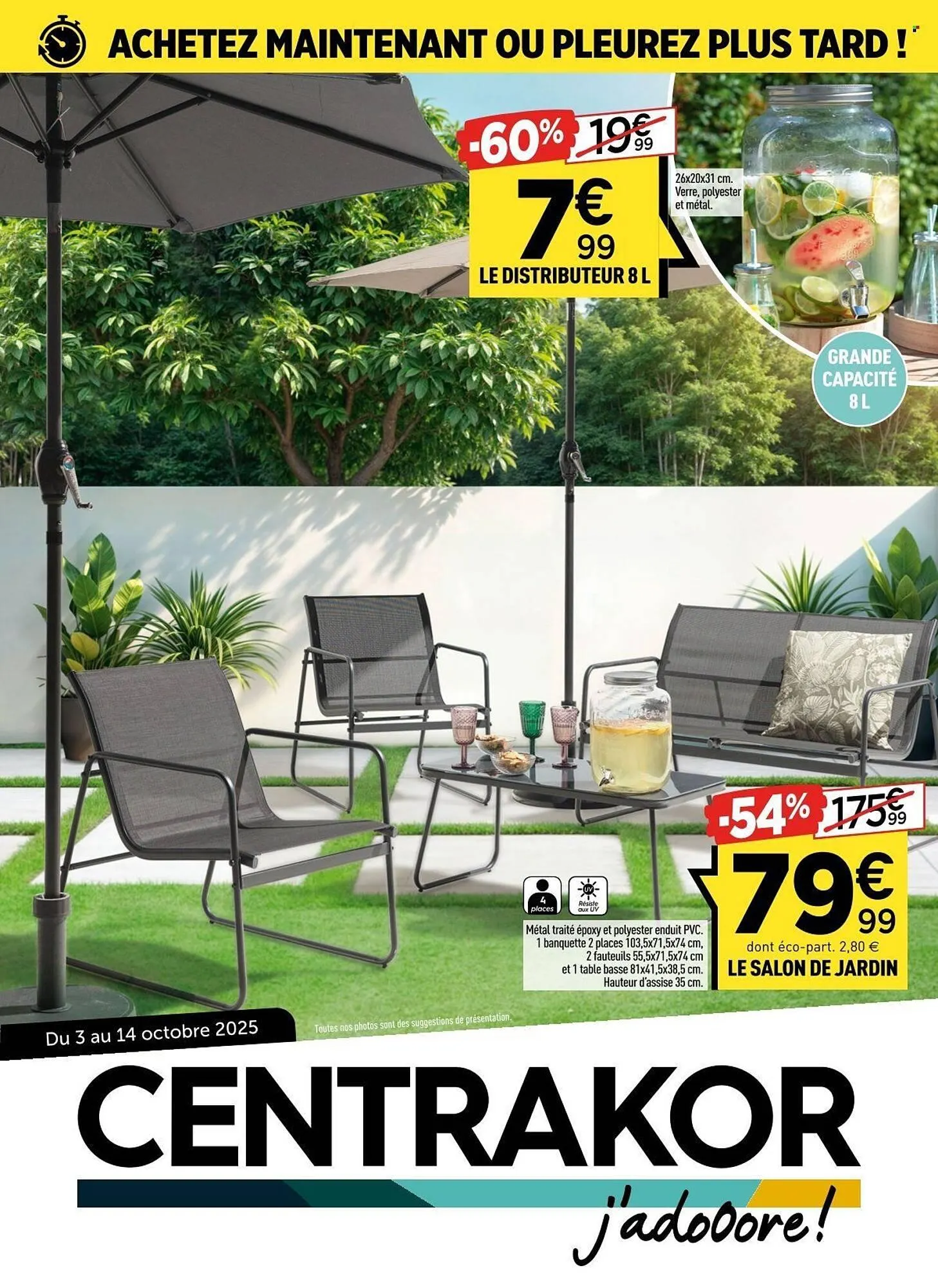 Catalogue Centrakor du 3 octobre au 14 octobre 2025 - Catalogue page 1