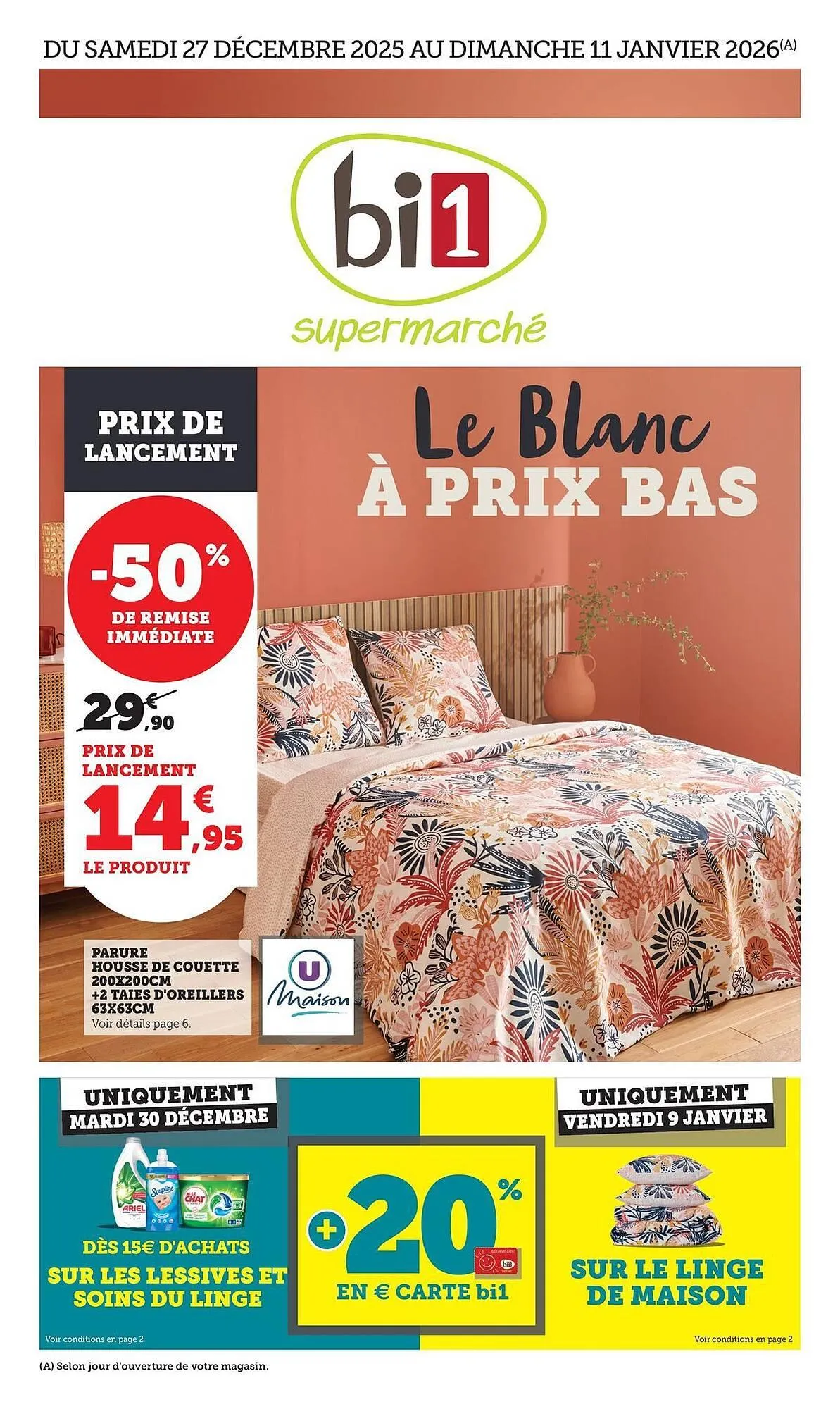 Catalogue Bi1 du 31 décembre au 11 janvier 2026 - Catalogue page 1