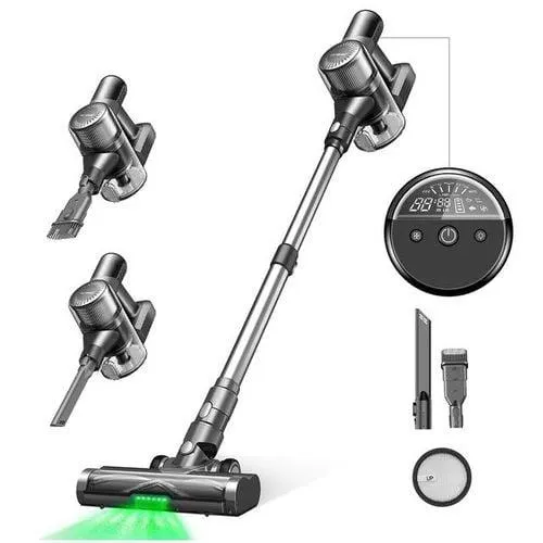 ULTENIC Aspirateur Balai U12 Vesla - 40kpa - Autonomie 45 Min - 1L - 78dB - Gris