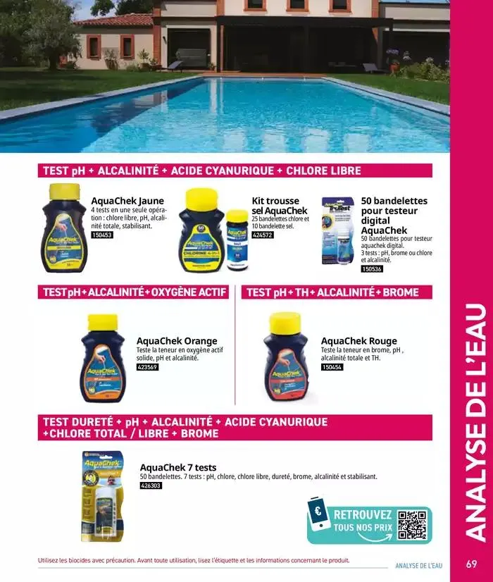 Les plaisir de l'eau Piscine,Spa,Arrosage du 10 mars au 31 décembre 2025 - Catalogue page 69