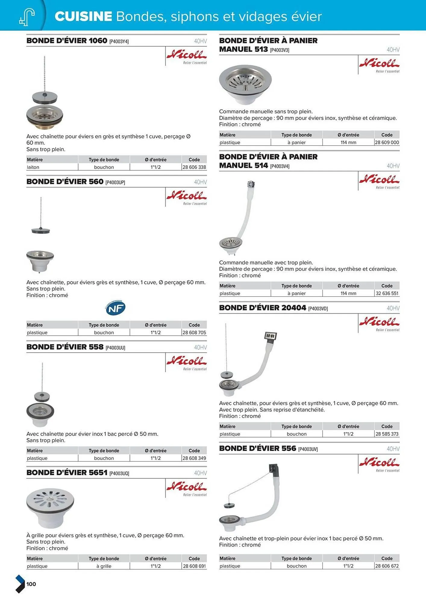 Catalogue Prolians du 2 octobre au 31 décembre 2025 - Catalogue page 100