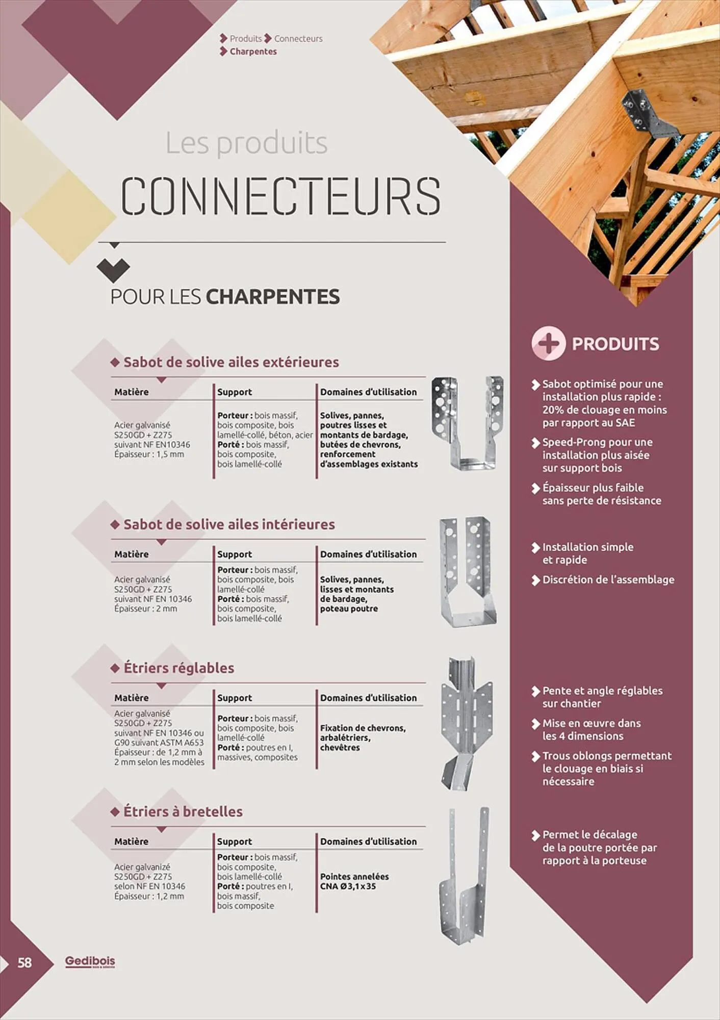 Catalogue Gédibois du 12 juin au 31 juillet 2023 - Catalogue page 58