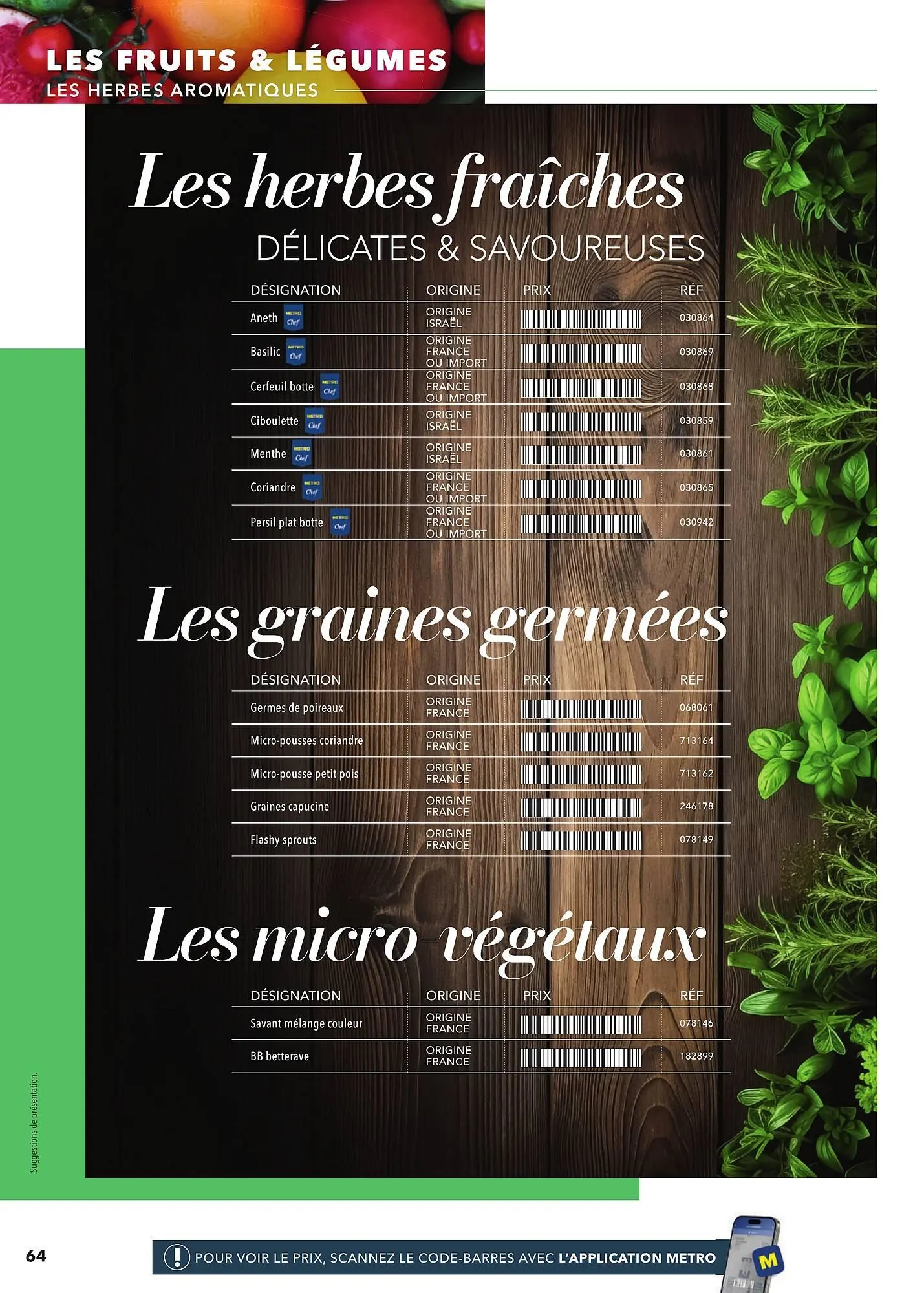Catalogue METRO du 2 mars au 31 décembre 2025 - Catalogue page 64
