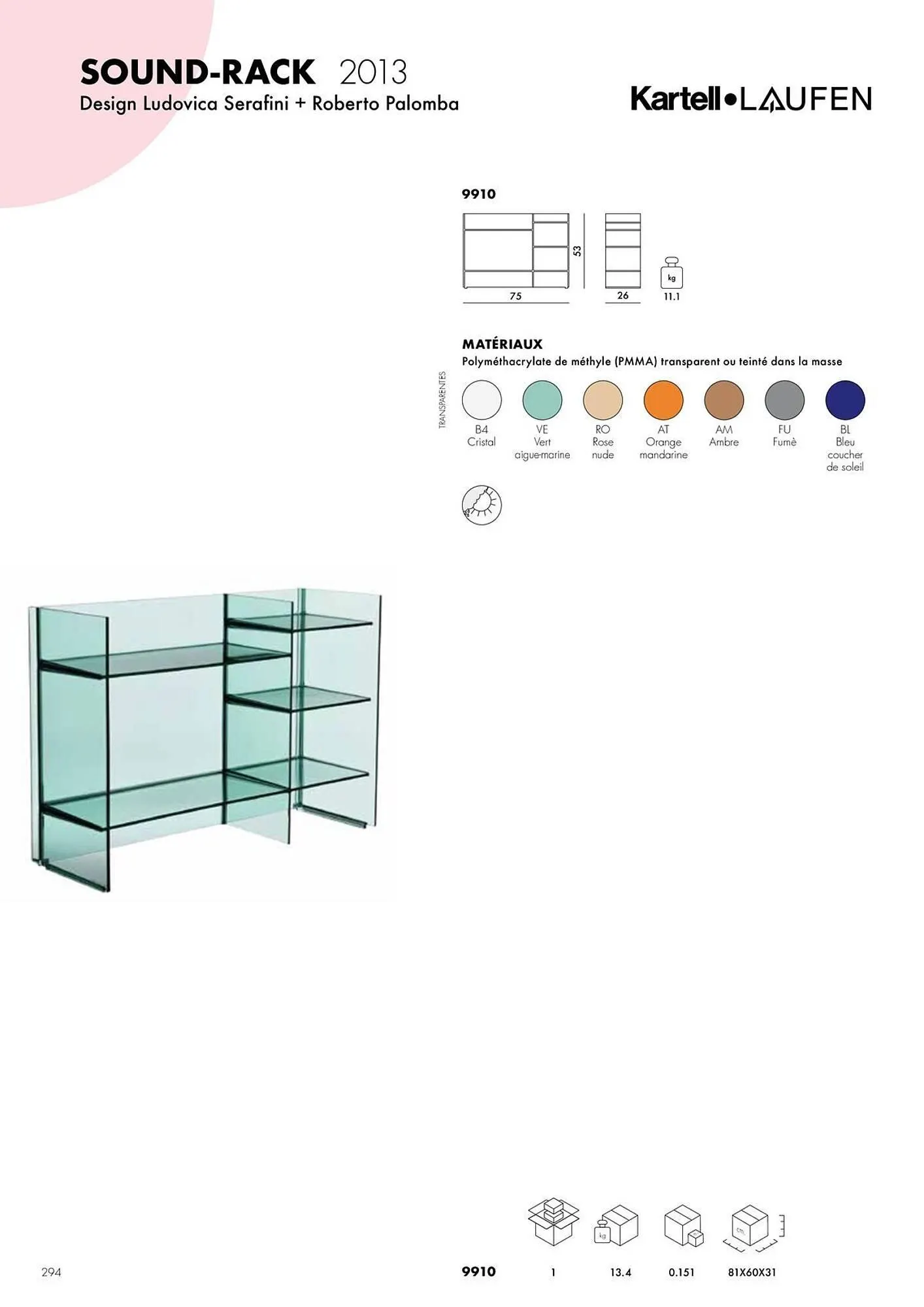 Catalogue Kartell du 4 février au 31 décembre 2026 - Catalogue page 296