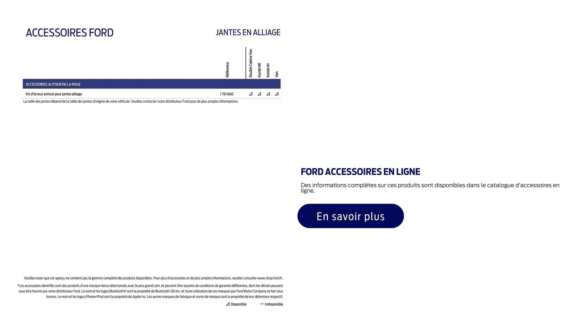 Catalogue Ford du 2 février au 31 décembre 2026 - Catalogue page 22