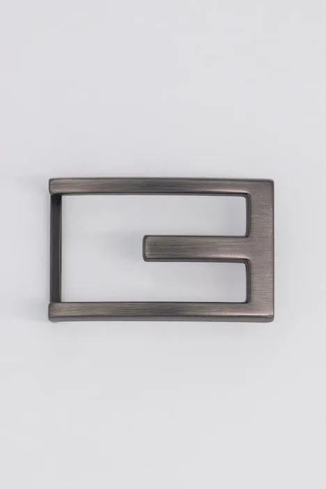 Boucle de ceinture, fermoir interchangeable, métal massif