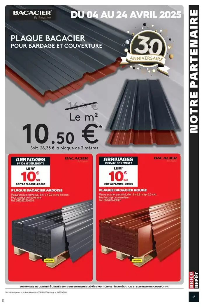 Spécial chantier extérieur ! du 4 avril au 24 avril 2025 - Catalogue page 17