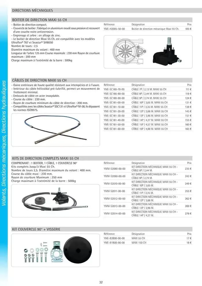 Catalogue Yamaha Marine - Accessoires Marine 2025 du 1 mars au 31 mars 2025 - Catalogue page 32