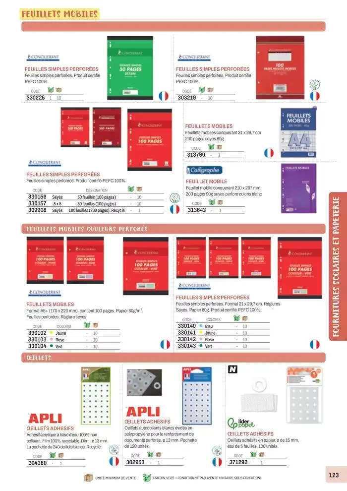 Nos Catalogues Thématiques du 1 janvier au 31 décembre 2025 - Catalogue page 125