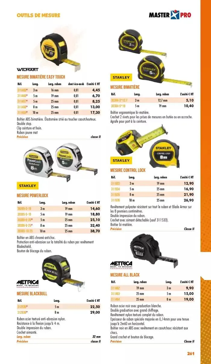 Essentiel Batiment 2025 du 3 janvier au 31 décembre 2025 - Catalogue page 263