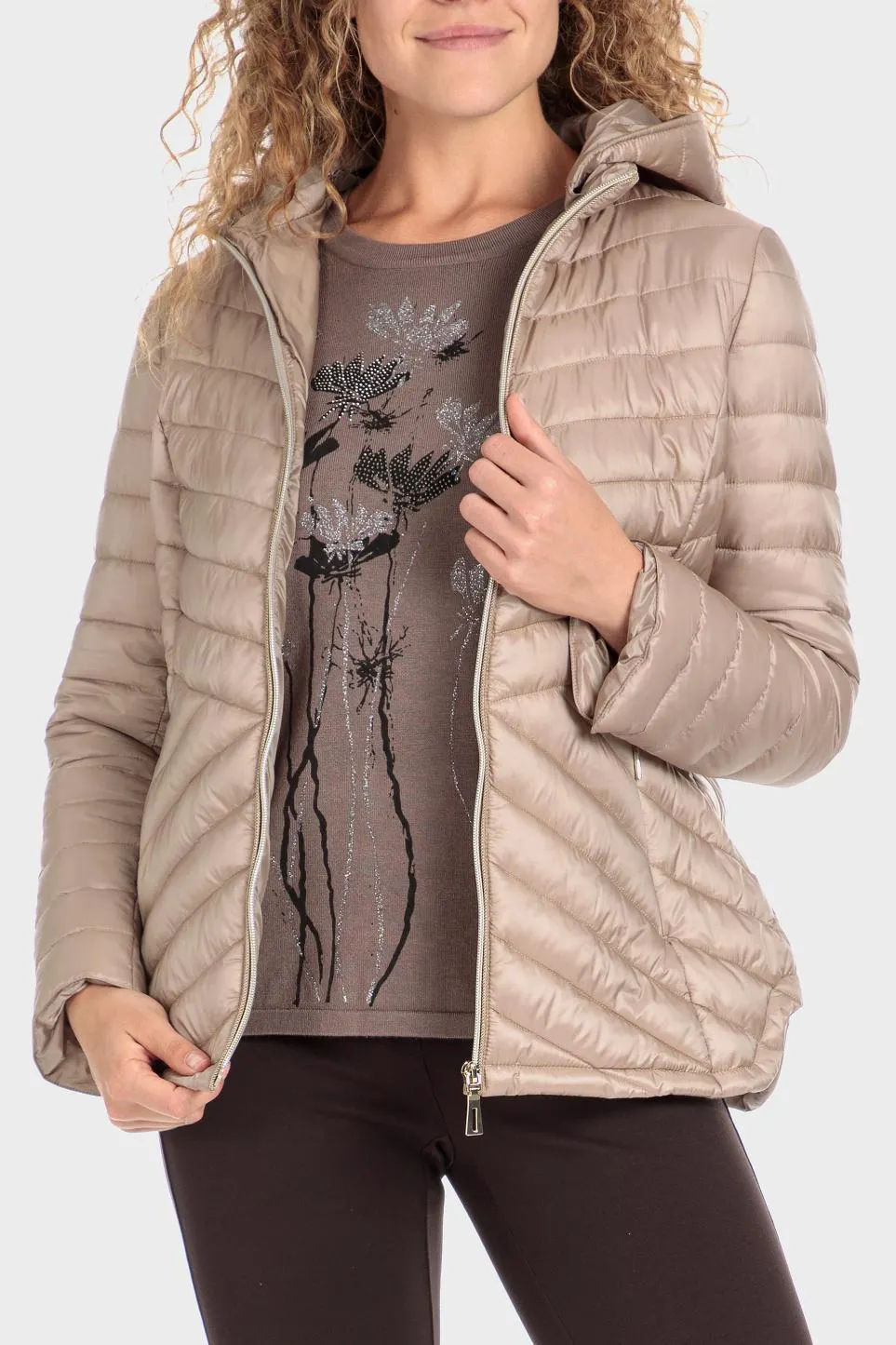 Parka courte capuche