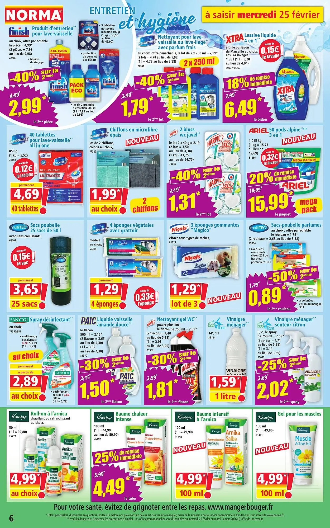 Catalogue Norma du 25 février au 3 mars 2026 - Catalogue page 6