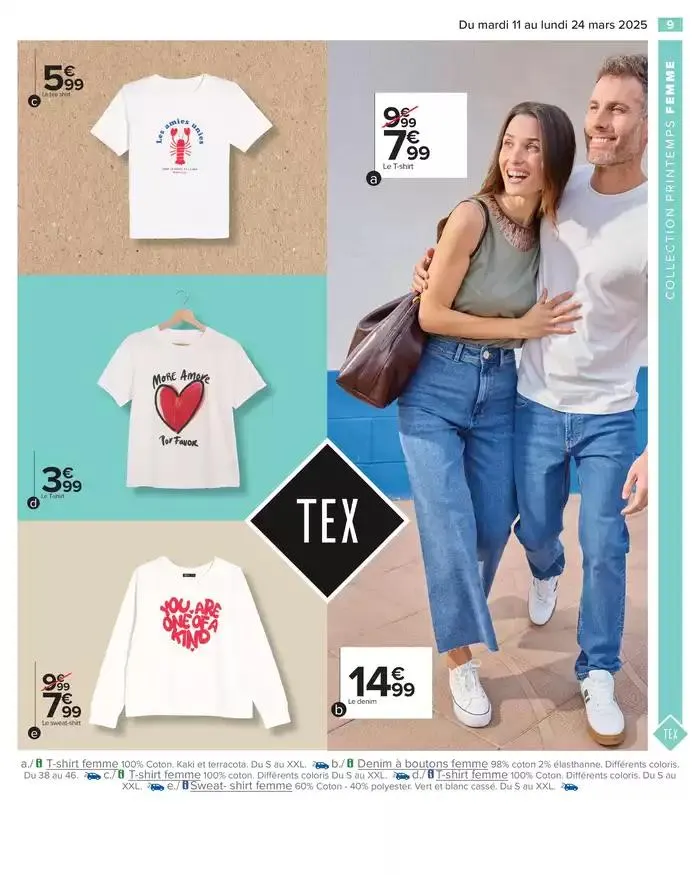 TEXTILE SPÉCIAL PRINTEMPS du 11 mars au 24 mars 2025 - Catalogue page 11