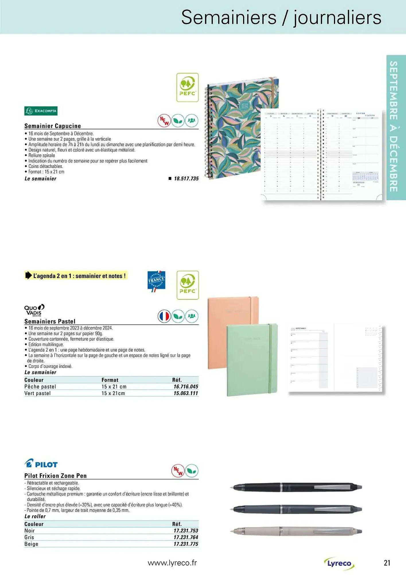 Catalogue Lyreco du 13 mai au 31 décembre 2025 - Catalogue page 21