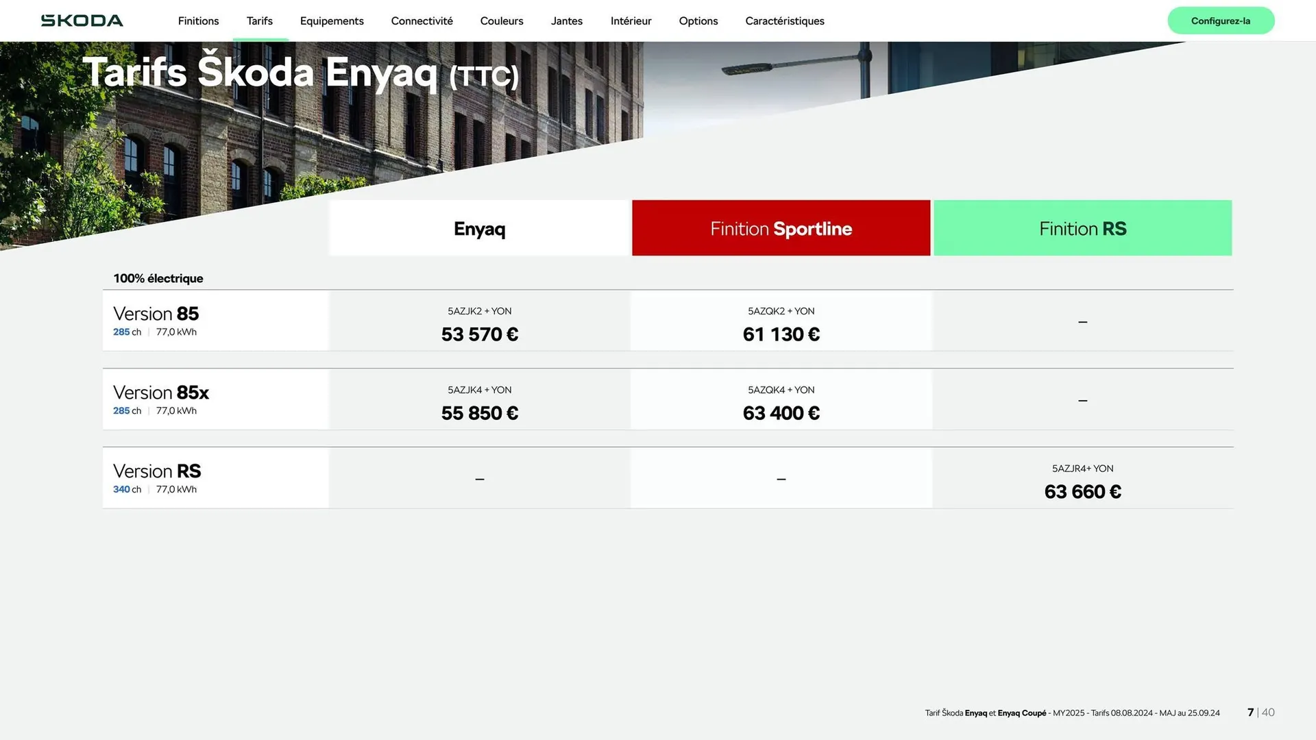 Catalogue Škoda du 6 novembre au 6 novembre 2025 - Catalogue page 7