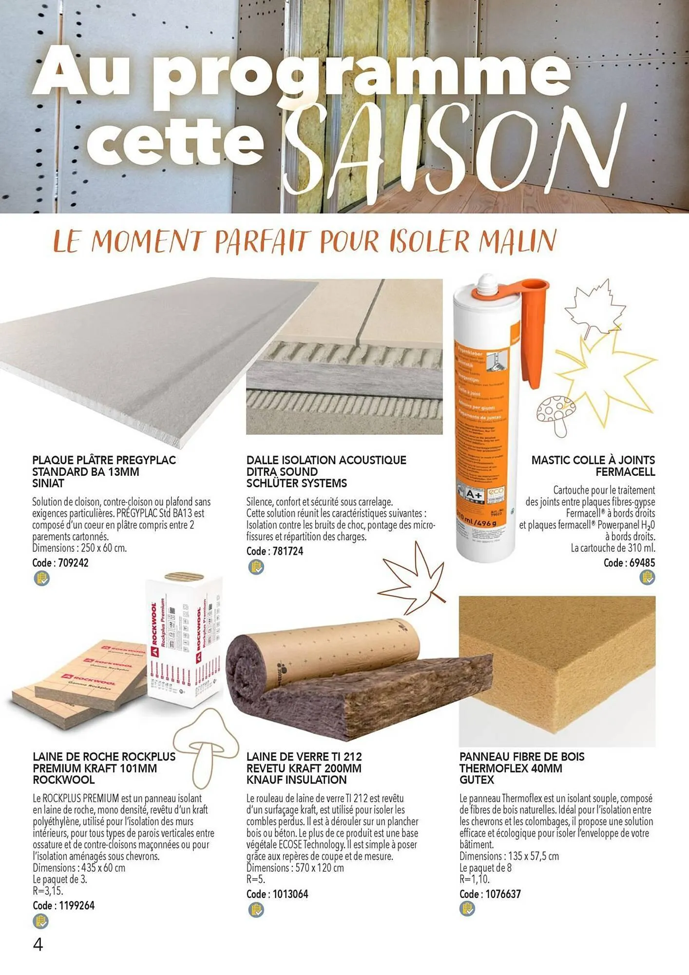 Catalogue Samse du 27 octobre au 20 mars 2026 - Catalogue page 4