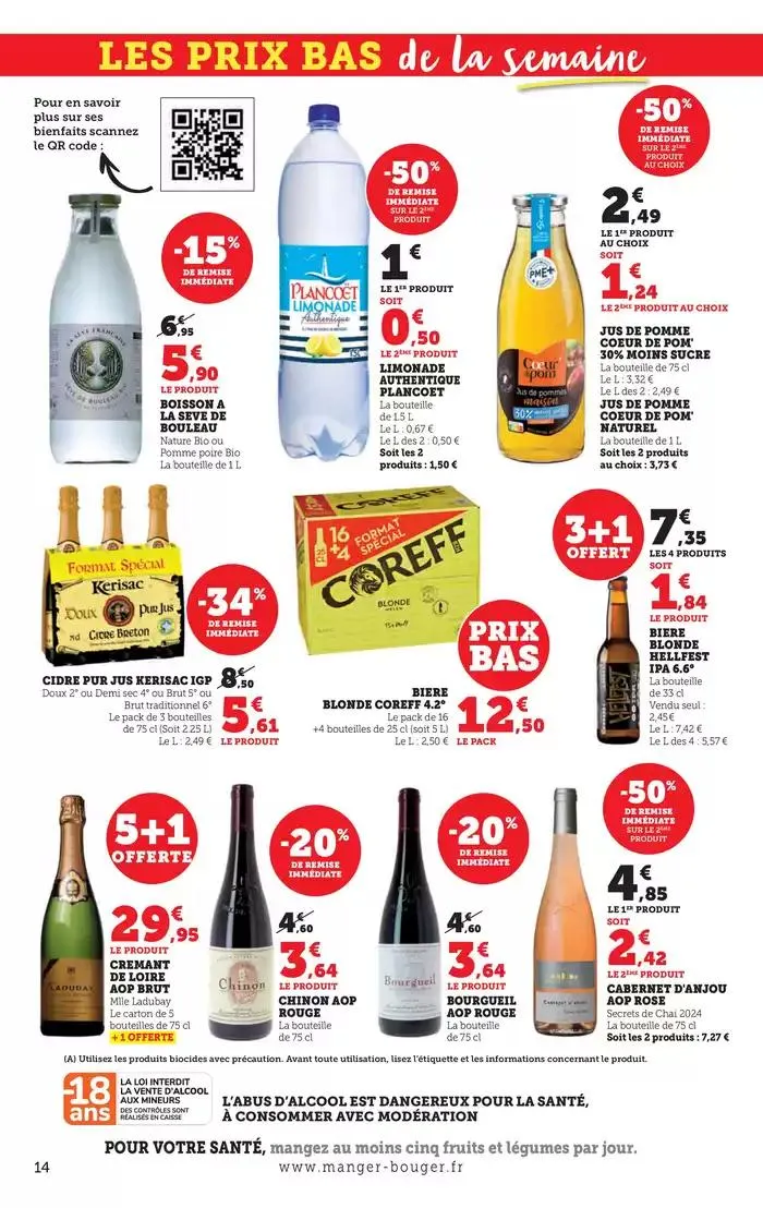 LE MARCHÉ À PRIX BAS ! du 1 avril au 13 avril 2025 - Catalogue page 14