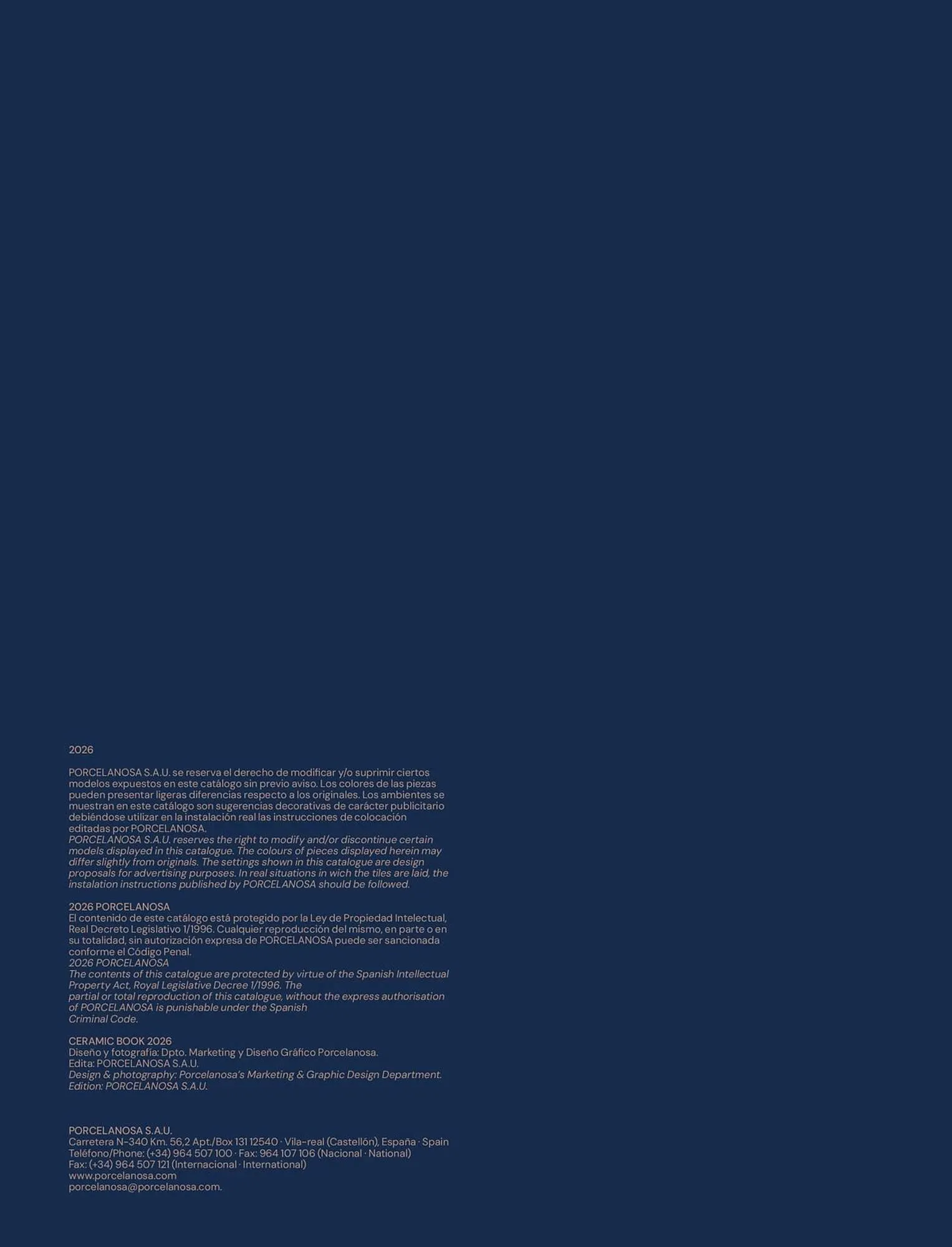 Catalogue Porcelanosa du 23 décembre au 31 décembre 2026 - Catalogue page 338
