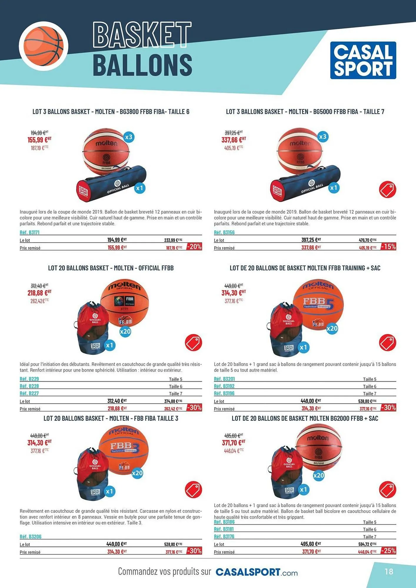Catalogue Casal Sport du 30 avril au 31 décembre 2025 - Catalogue page 18