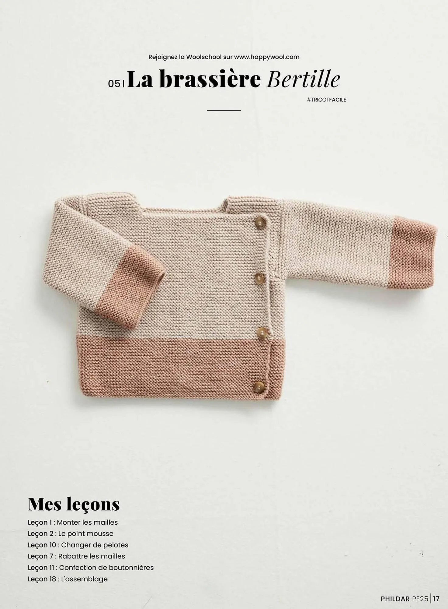 Catalogue Phildar du 15 janvier au 31 août 2025 - Catalogue page 17