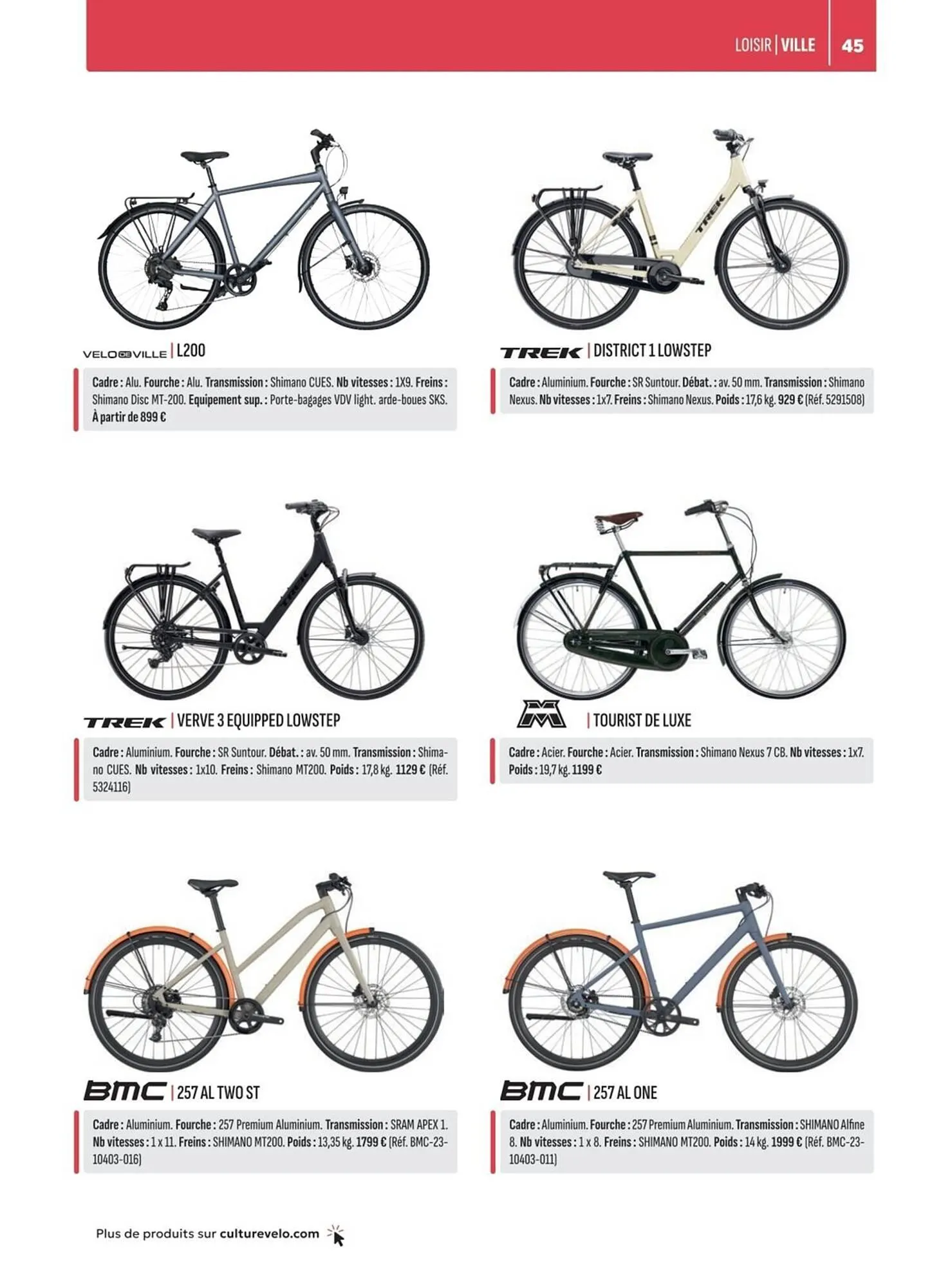 Catalogue Culture Vélo du 2 mai au 31 décembre 2025 - Catalogue page 45