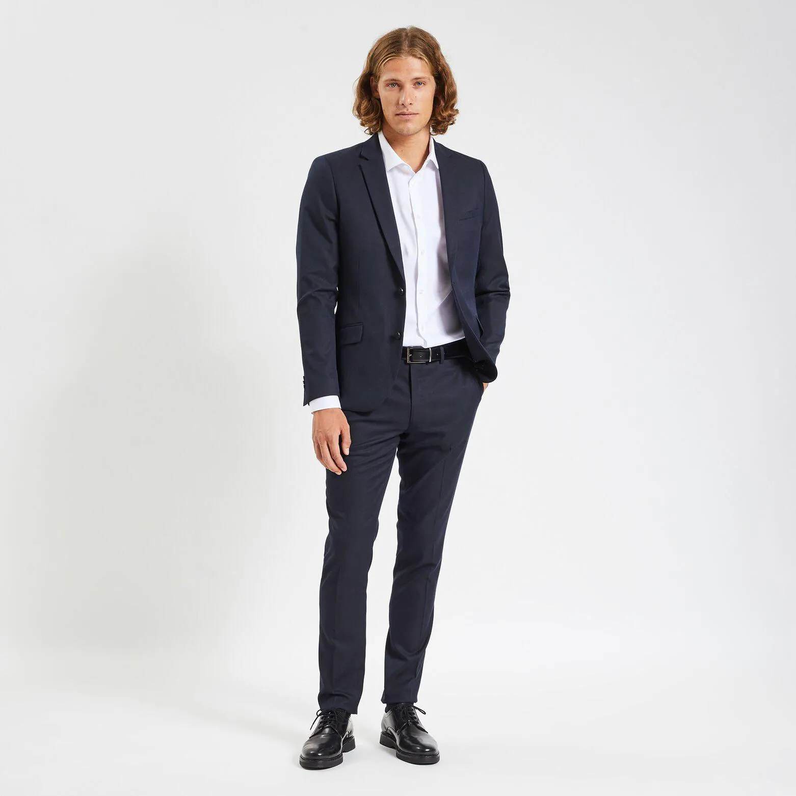 Costume 3 pièces slim - Bleu foncé