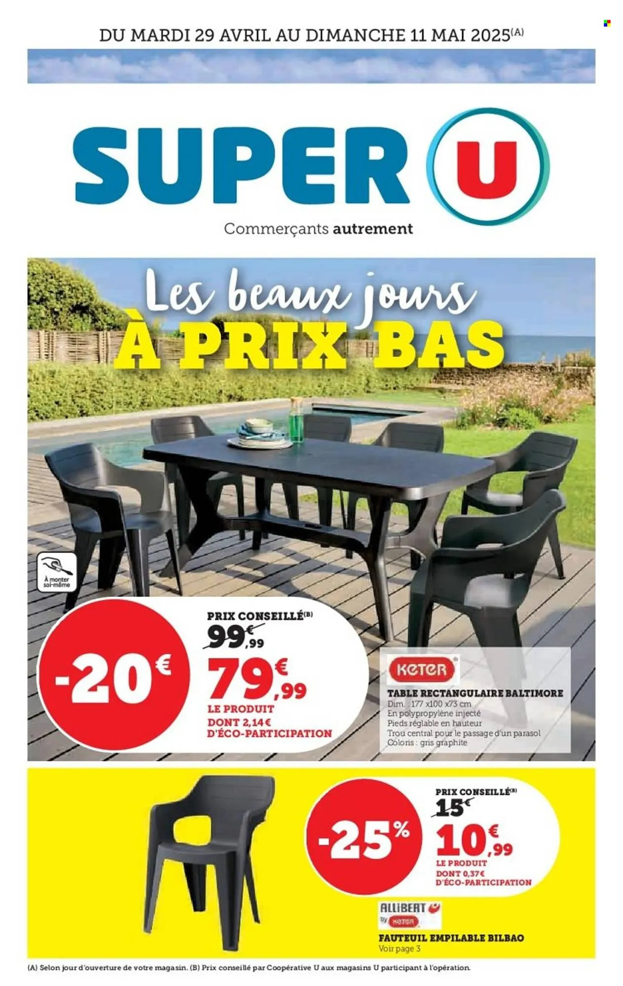 Catalogue Super U du 29 avril au 11 mai 2025 - Catalogue page 1