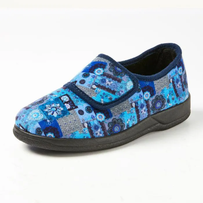 Derbies velours à large patte