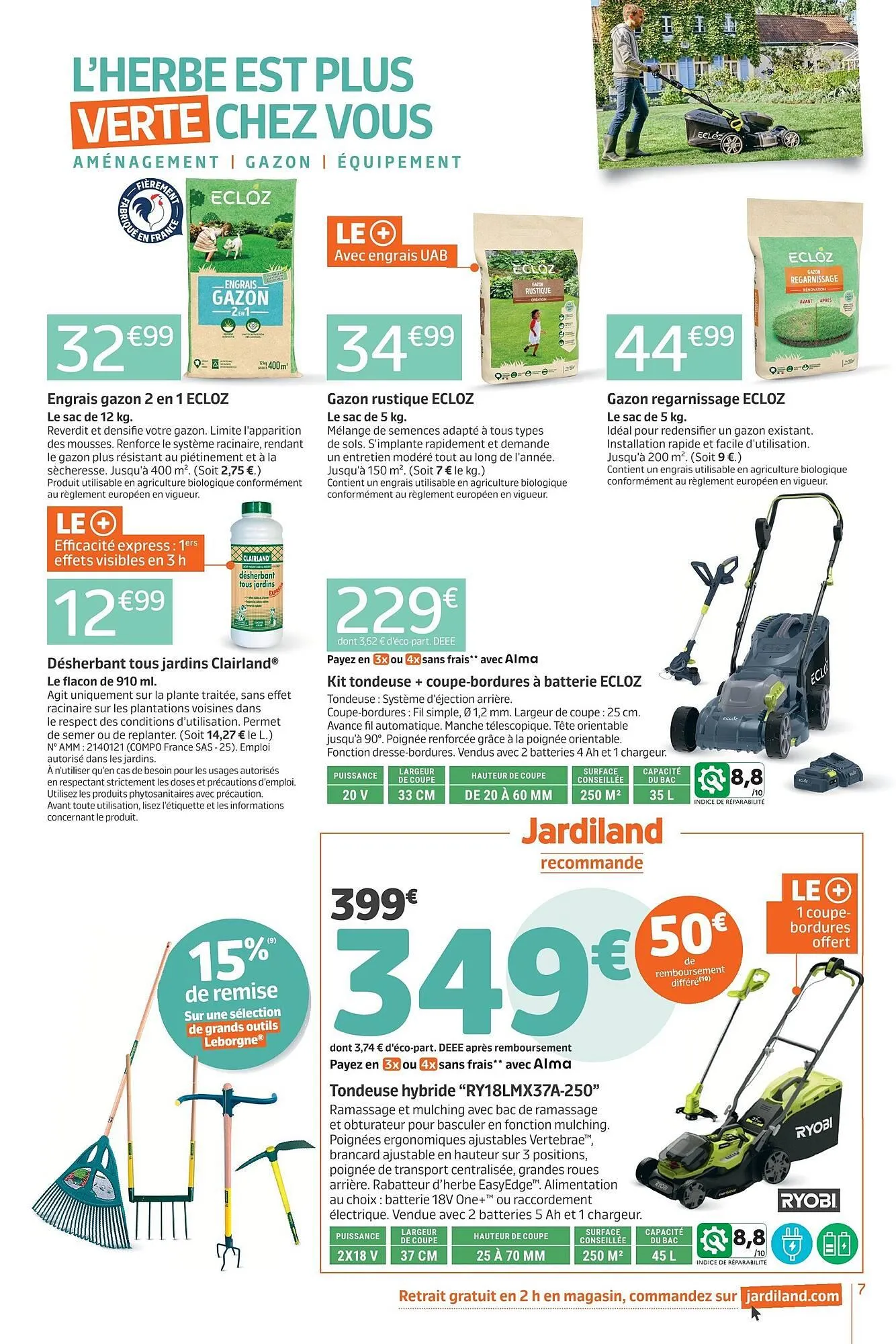 Catalogue Jardiland du 11 mars au 22 mars 2026 - Catalogue page 7
