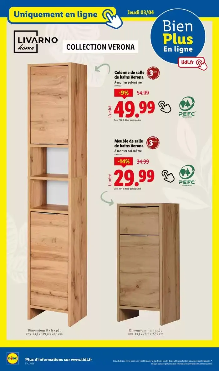 Parkside est le meilleur allié pour tous vos projets de bricolage, profitez-en ! du 3 avril au 7 avril 2025 - Catalogue page 14