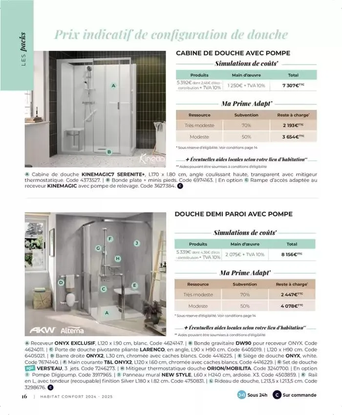 Cedeo Habitat confort du 1 octobre au 31 mai 2025 - Catalogue page 15