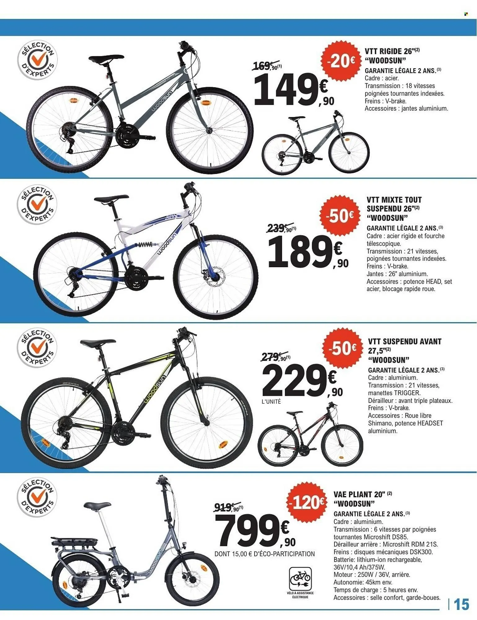 Catalogue E.Leclerc Sport du 6 mai au 7 juin 2025 - Catalogue page 15