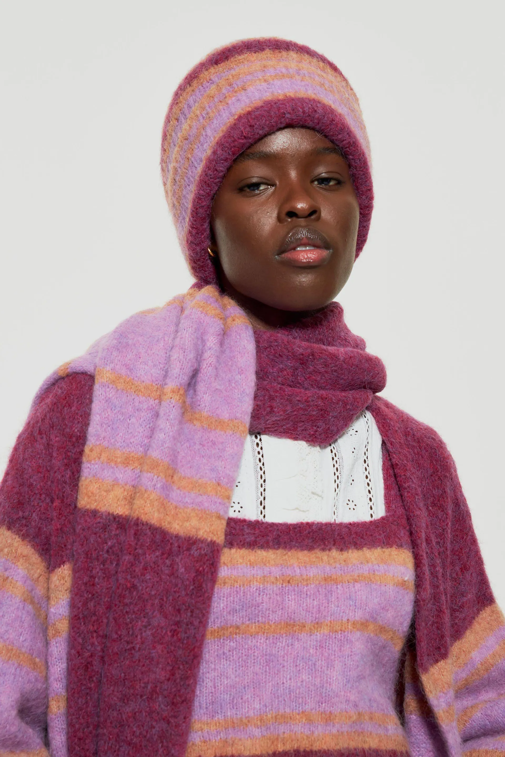 Bonnet en laine d'Alpaga Mila